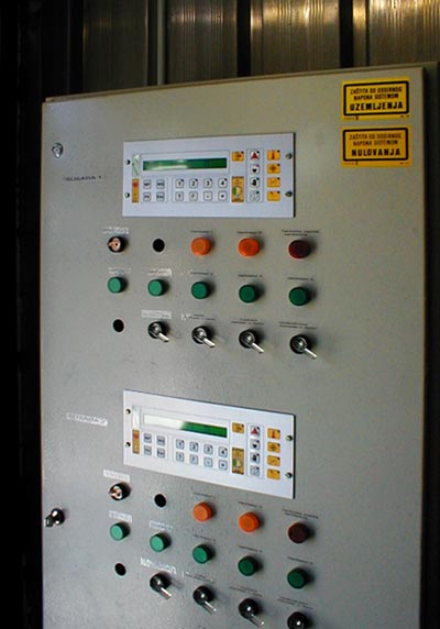 Esempio di quadri con centraline di controllo mod.R33