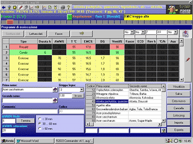 Schermata del programma R2033 Commander